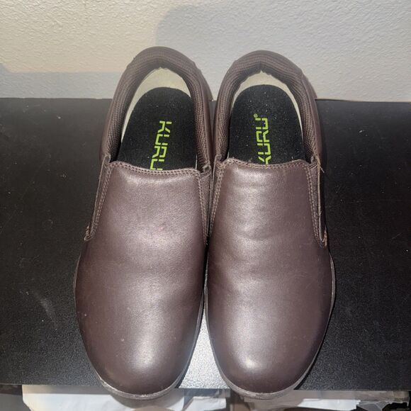 Kuru Kivi Mens Brown Leather Slip On Casual Shoes Sneakers Size 9.5 main image 4